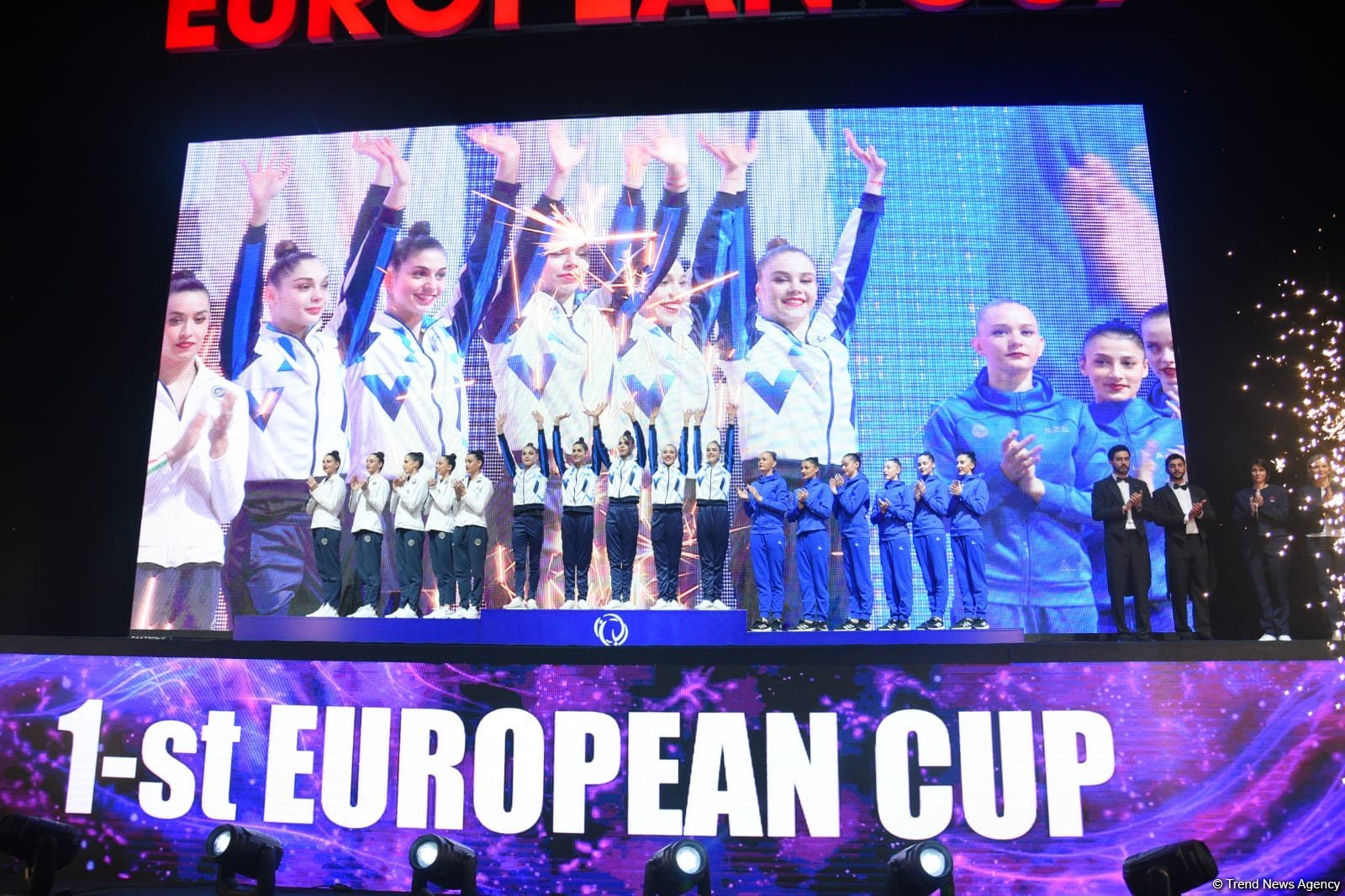 European Cup in Baku hosts award ceremony for teams in group exercises (PHOTO)