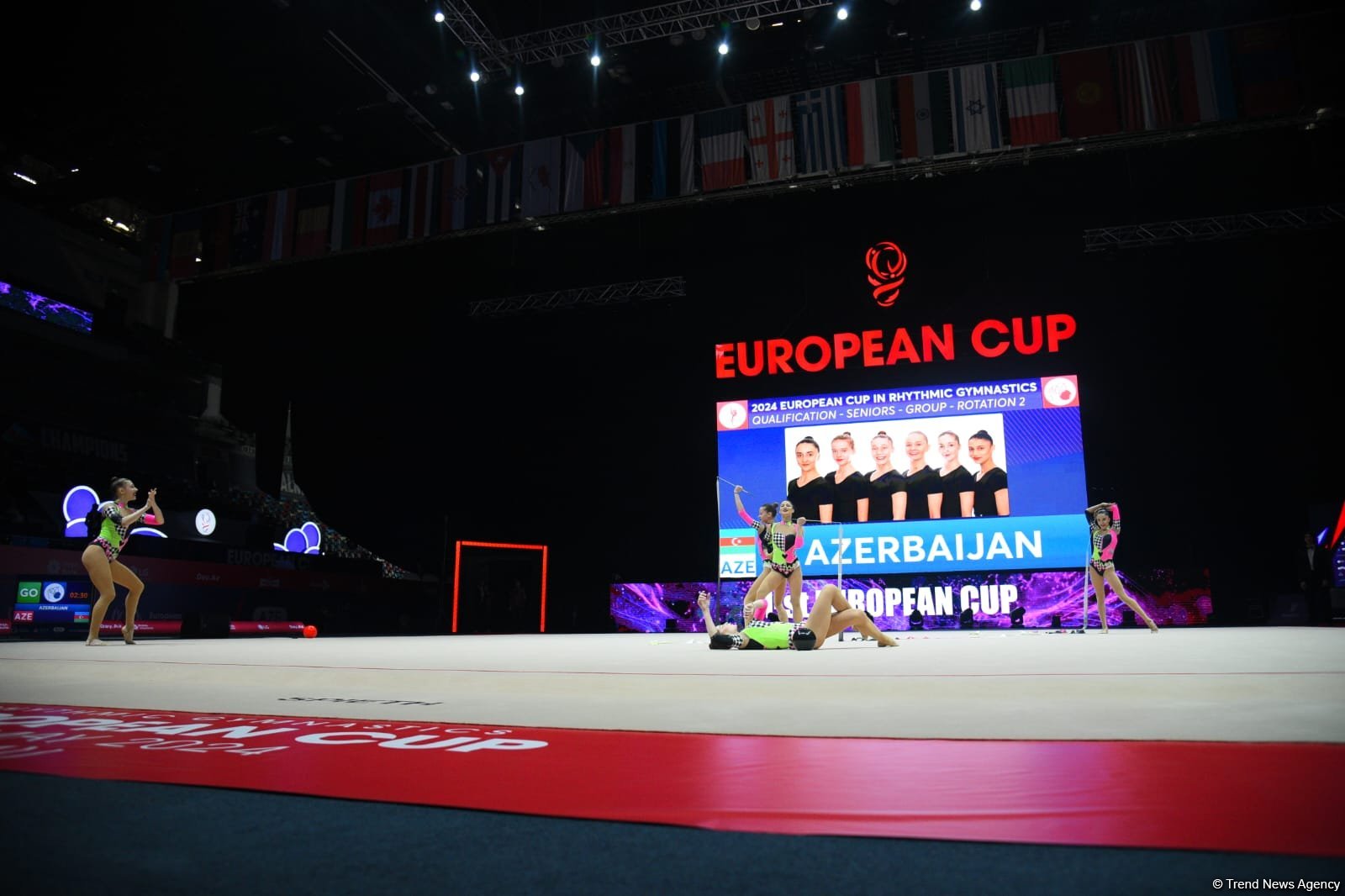 Azerbaijan reaches European Rhythmic Gymnastics Cup finals in group exercises (PHOTO)