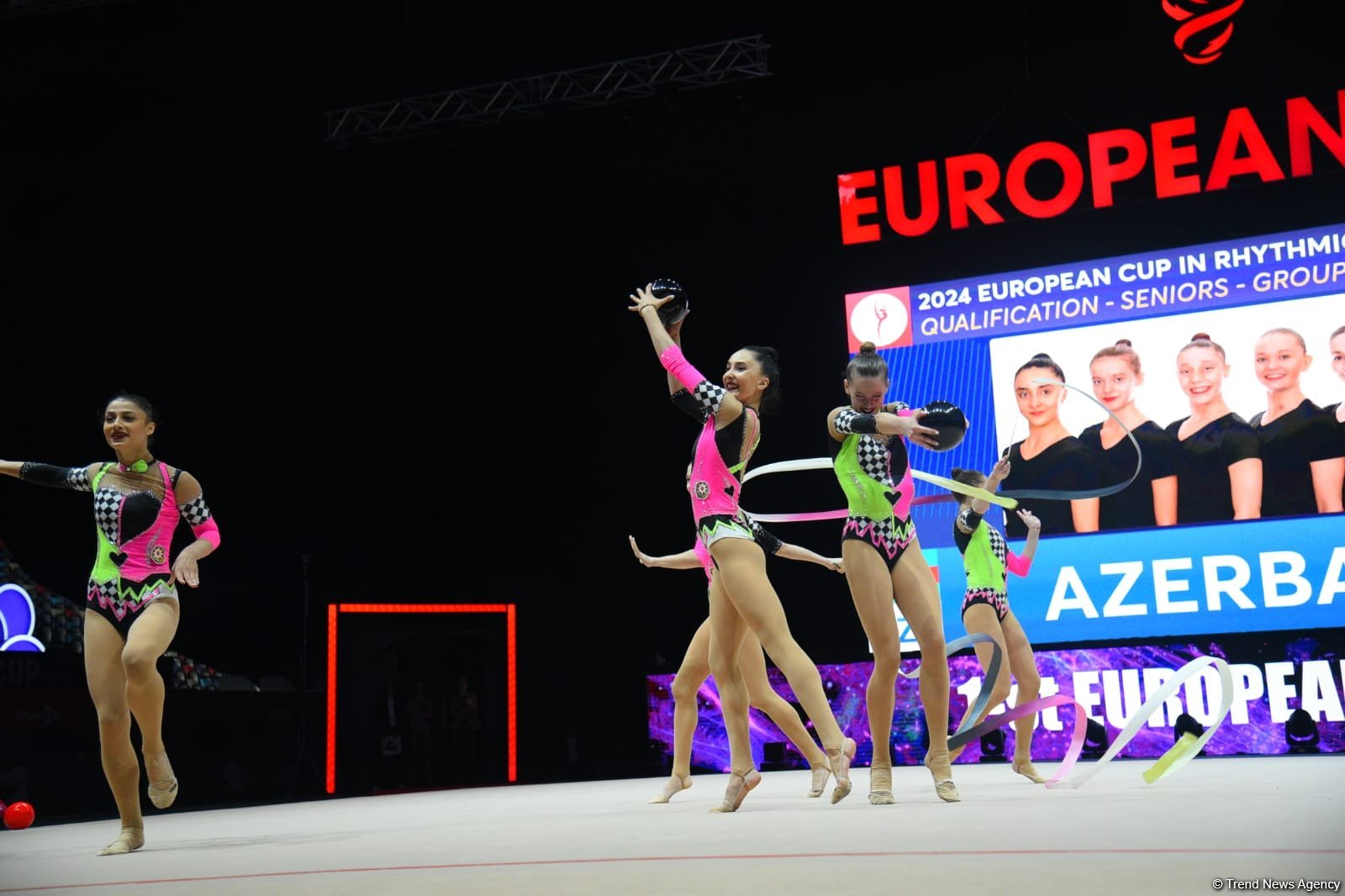 Azerbaijan reaches European Rhythmic Gymnastics Cup finals in group exercises (PHOTO)