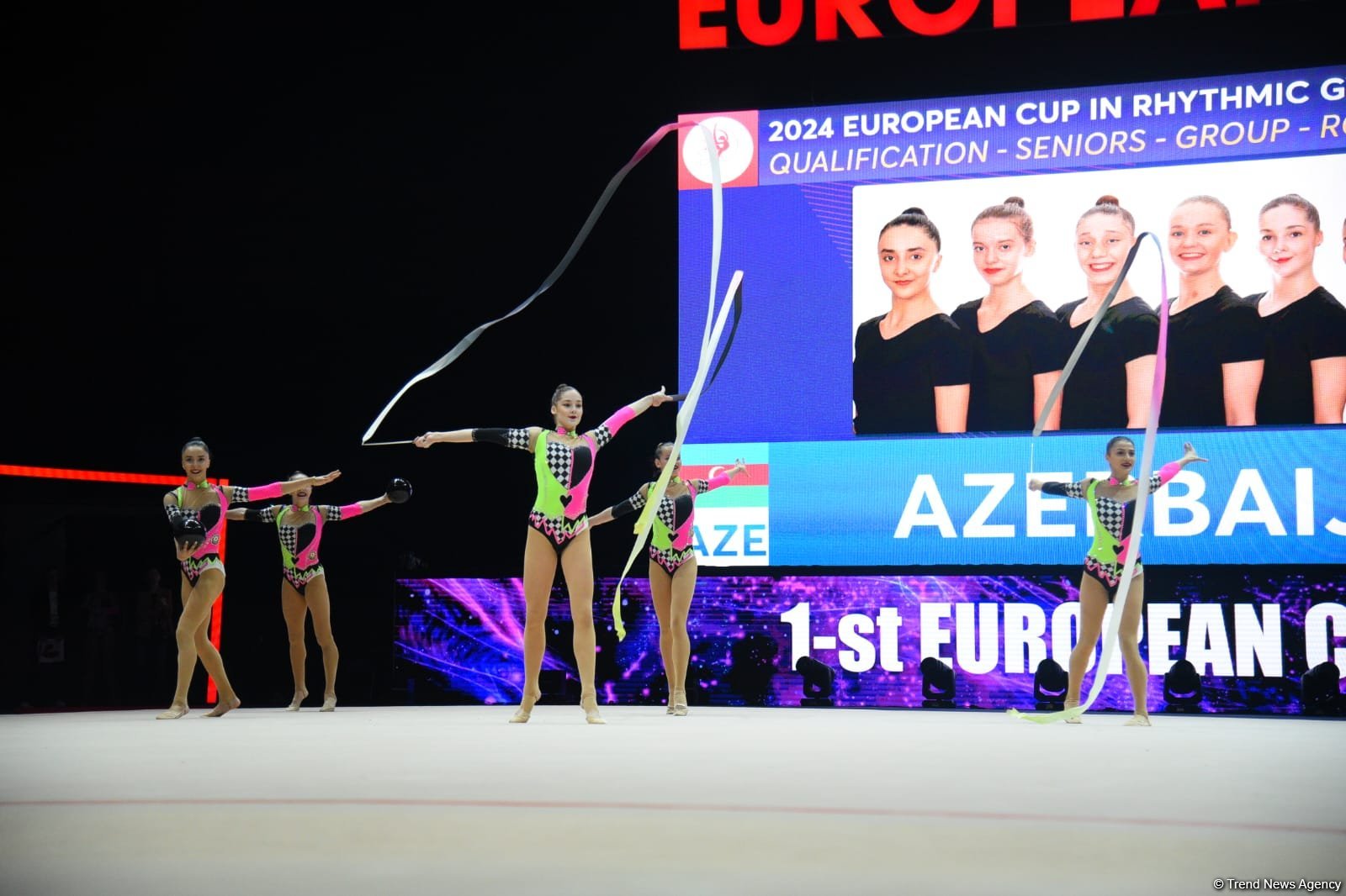 Azerbaijan reaches European Rhythmic Gymnastics Cup finals in group exercises (PHOTO)