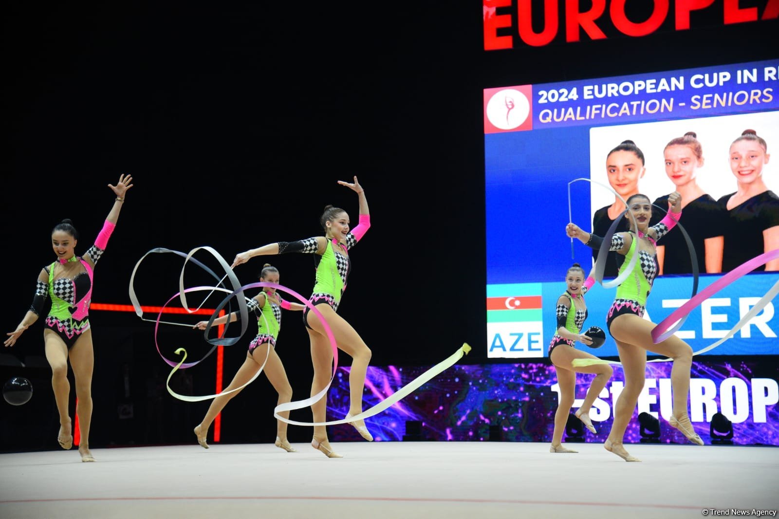 Azerbaijan reaches European Rhythmic Gymnastics Cup finals in group exercises (PHOTO)