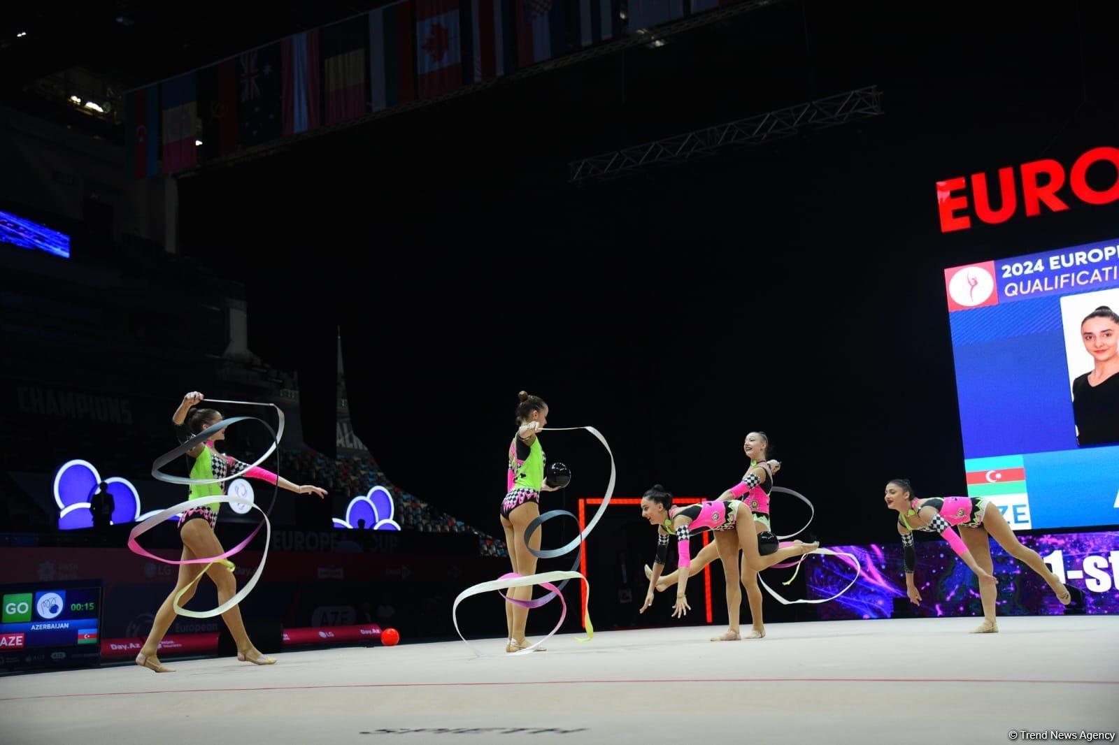 Azerbaijan reaches European Rhythmic Gymnastics Cup finals in group exercises (PHOTO)