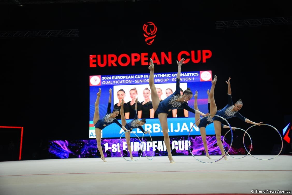 Azerbaijan reaches European Rhythmic Gymnastics Cup finals in group exercises (PHOTO)