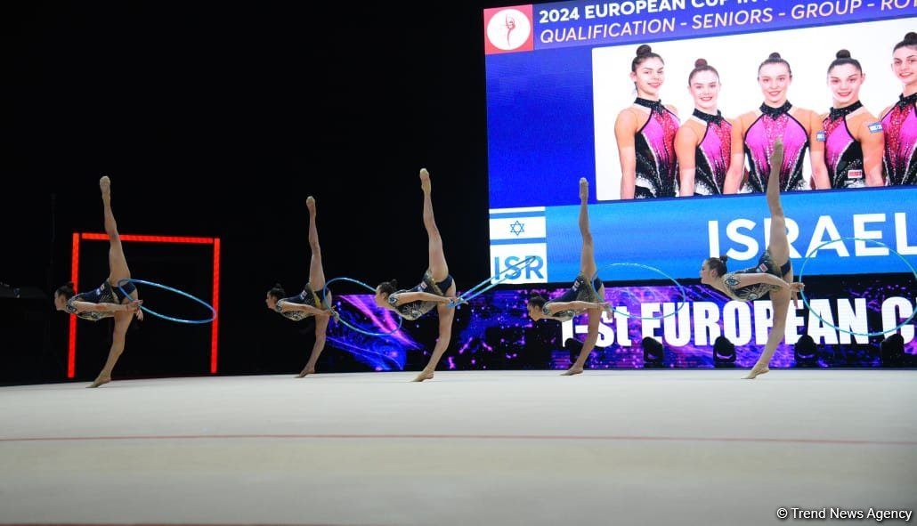 Second day of European Rhythmic Gymnastics Cup competition kicks off in Azerbaijan's Baku (PHOTO)