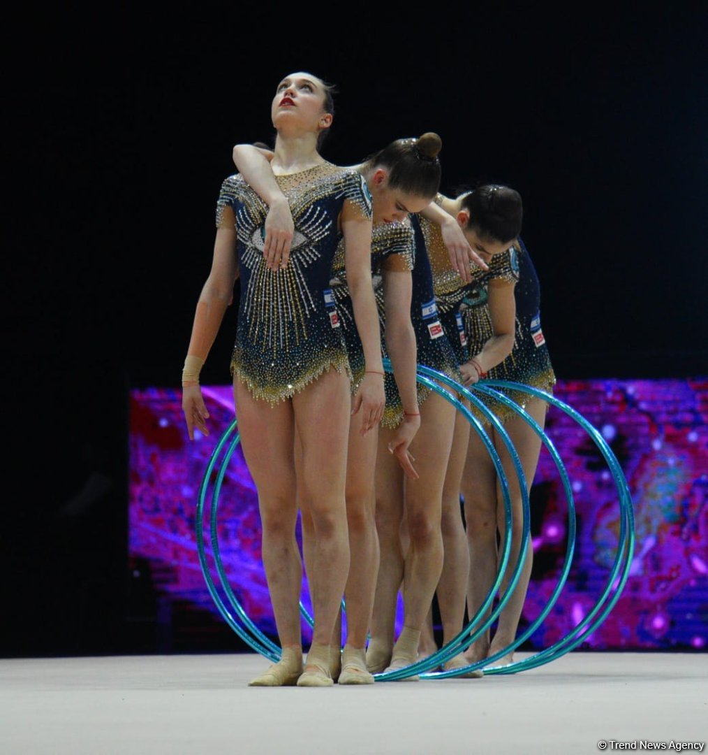 Second day of European Rhythmic Gymnastics Cup competition kicks off in Azerbaijan's Baku (PHOTO)