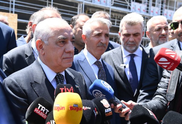 Azerbaijani PM reviews progress of work in Azerbaijan district in Türkiye's Kahramanmarash (PHOTO)