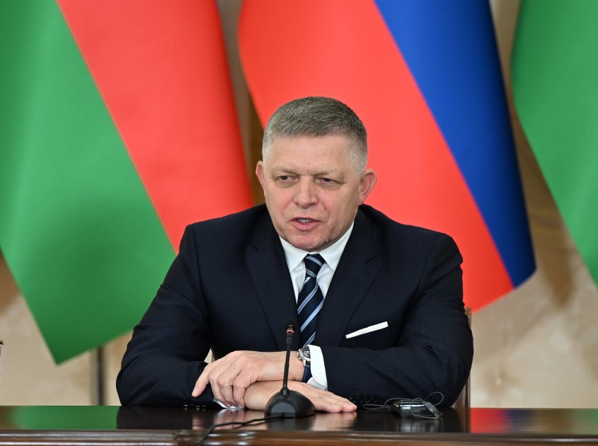 President Ilham Aliyev, Slovak PM make press statements (PHOTO/VIDEO)