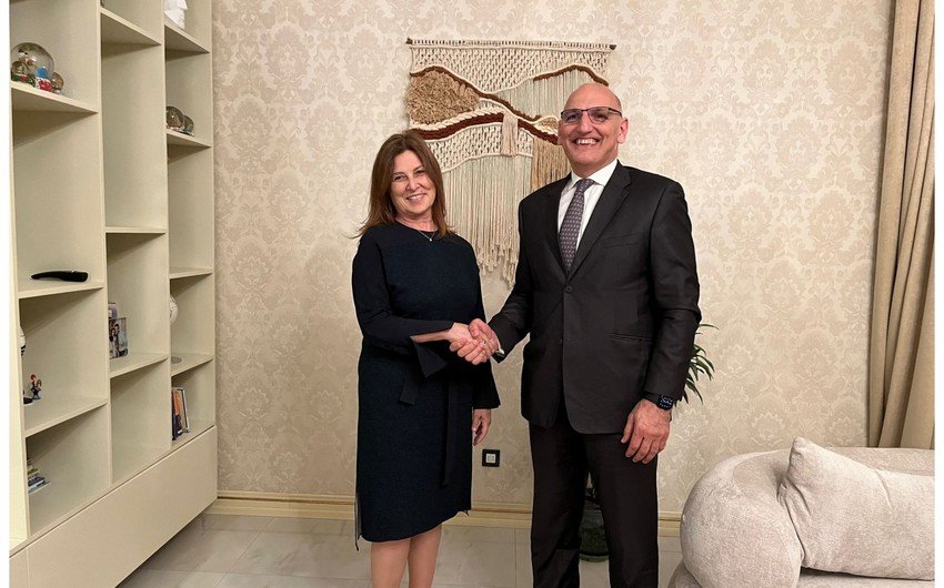 Azerbaijani President's Rep. talks with Israeli official on S.Caucasus, Middle East