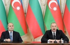 President Ilham Aliyev, President Rumen Radev make press statements (PHOTO/VIDEO)
