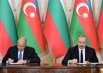 Azerbaijan, Bulgaria sign documents (PHOTO/VIDEO)