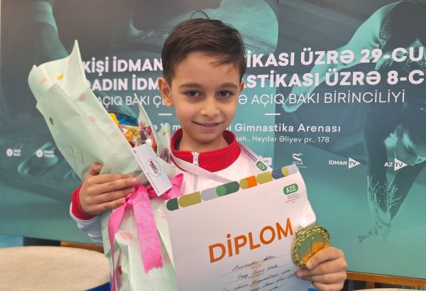 Most memorable moment of competition was presentation of awards – young Azerbaijani gymnast