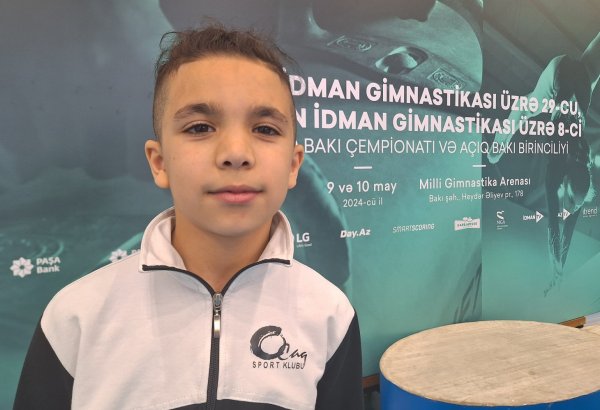 Coach pleased with my performance at Baku Championships - young Azerbaijani gymnast