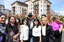 President Ilham Aliyev, First Lady Mehriban Aliyeva attend opening of first residential complex, meet with residents in Shusha (PHOTO/VIDEO)