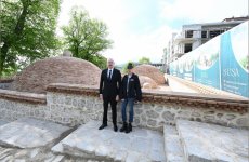 President Ilham Aliyev, First Lady Mehriban Aliyeva attend opening of Shirin Su Bathhouse in Shusha (PHOTO/VIDEO)