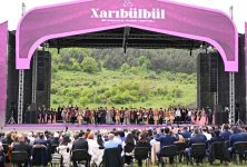 President Ilham Aliyev, First Lady Mehriban Aliyeva attend opening of 7th Kharibulbul Int'l Music Festival in Shusha (PHOTO/VIDEO)