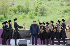 President Ilham Aliyev, First Lady Mehriban Aliyeva attend opening of 7th Kharibulbul Int'l Music Festival in Shusha (PHOTO/VIDEO)