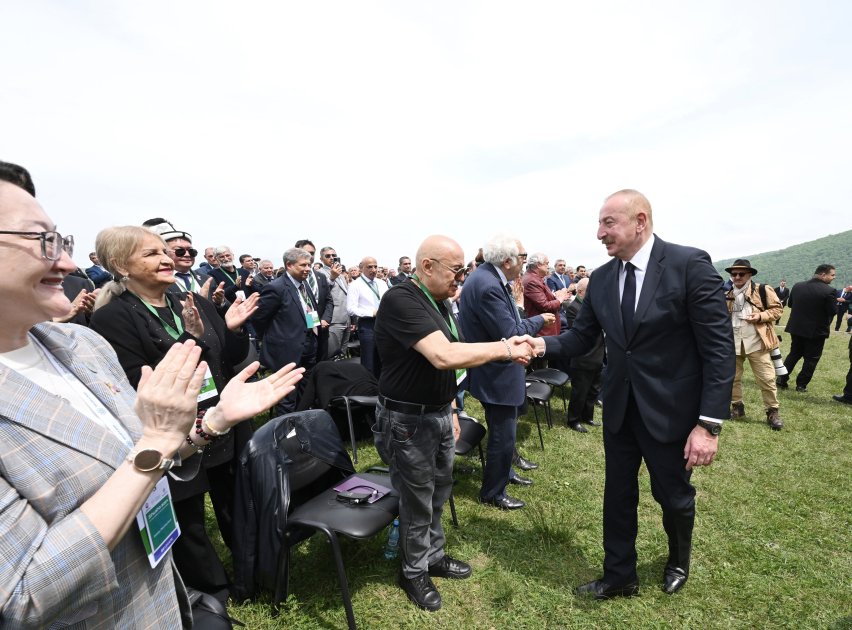 President Ilham Aliyev, First Lady Mehriban Aliyeva attend opening of 7th Kharibulbul Int'l Music Festival in Shusha (PHOTO/VIDEO)