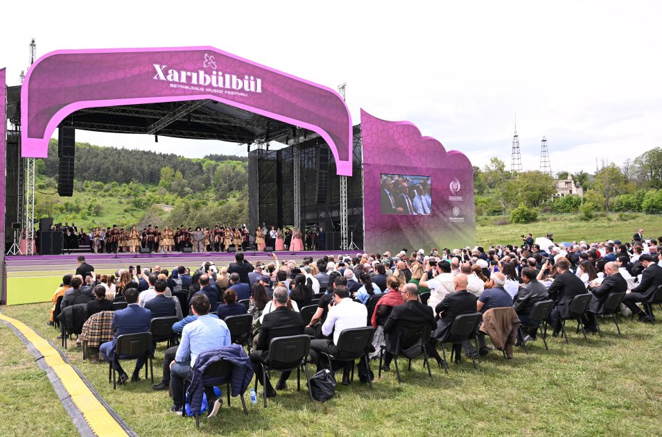 President Ilham Aliyev, First Lady Mehriban Aliyeva attend opening of 7th Kharibulbul Int'l Music Festival in Shusha (PHOTO/VIDEO)