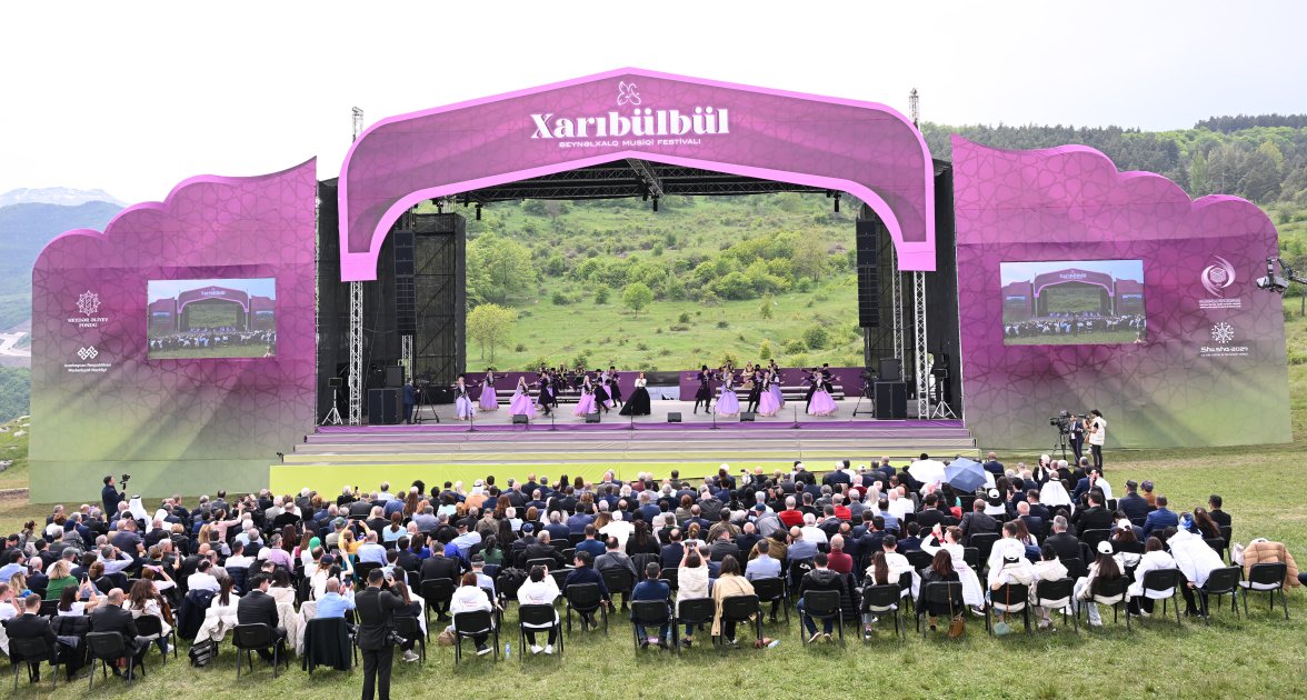 President Ilham Aliyev, First Lady Mehriban Aliyeva attend opening of 7th Kharibulbul Int'l Music Festival in Shusha (PHOTO/VIDEO)