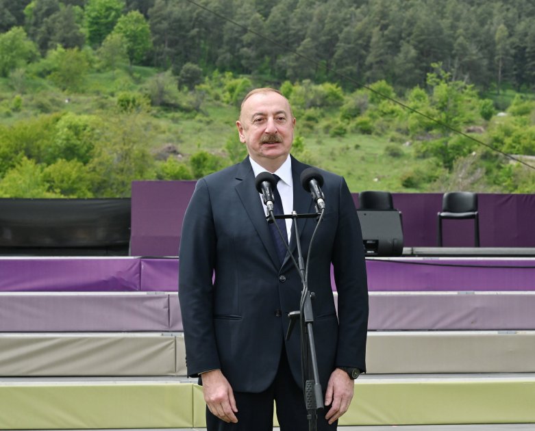 President Ilham Aliyev, First Lady Mehriban Aliyeva attend opening of 7th Kharibulbul Int'l Music Festival in Shusha (PHOTO/VIDEO)