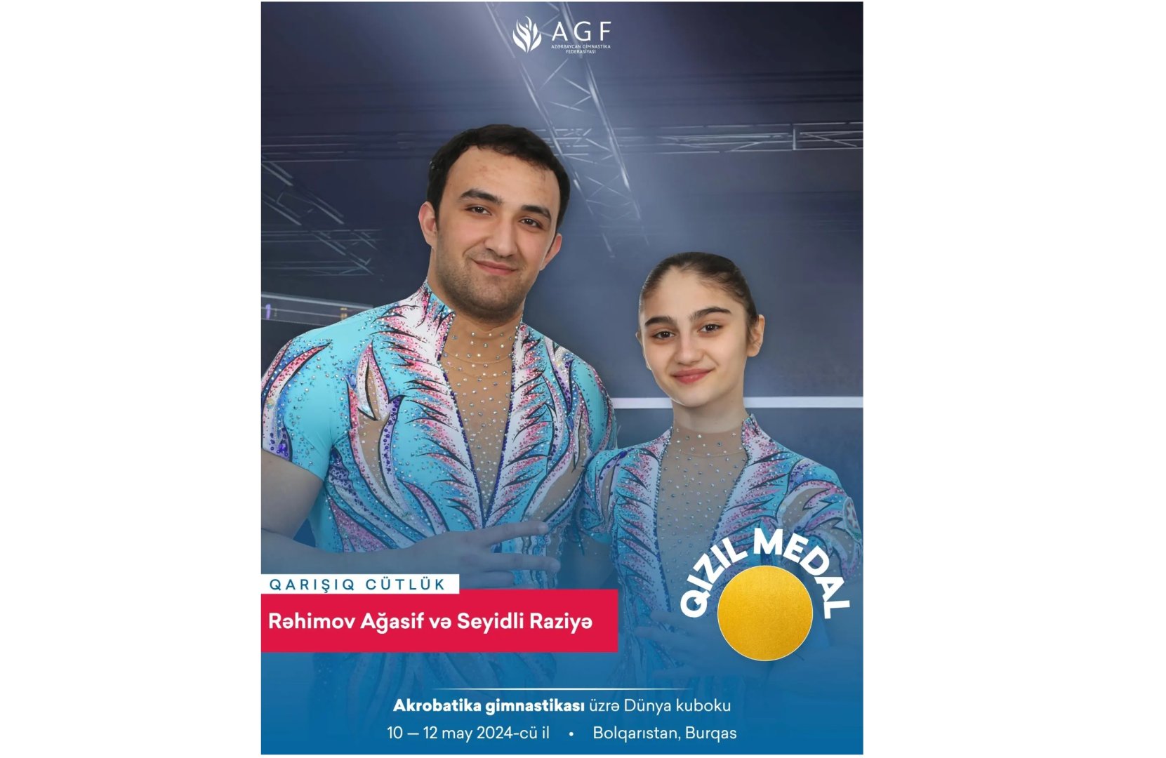 Azerbaijani gymnasts win four medals at World Cup in Bulgaria (PHOTO)
