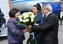 Azerbaijan's Parliament Speaker embarks on working visit to Uzbekistan (PHOTO)