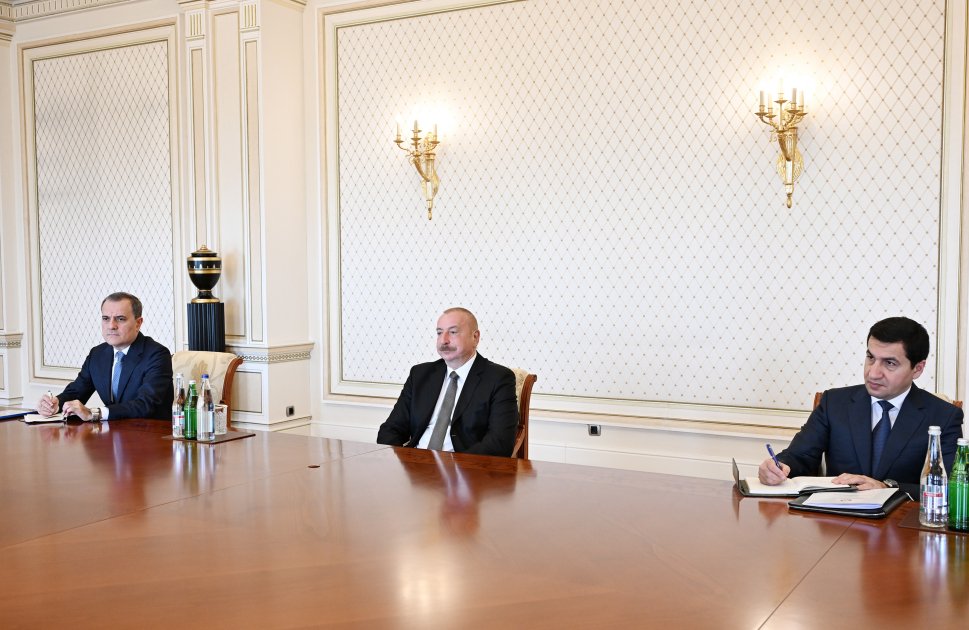 President Ilham Aliyev receives Tuvalu Governor-General, Tonga's PM, Bahamas FM (PHOTO/VIDEO)