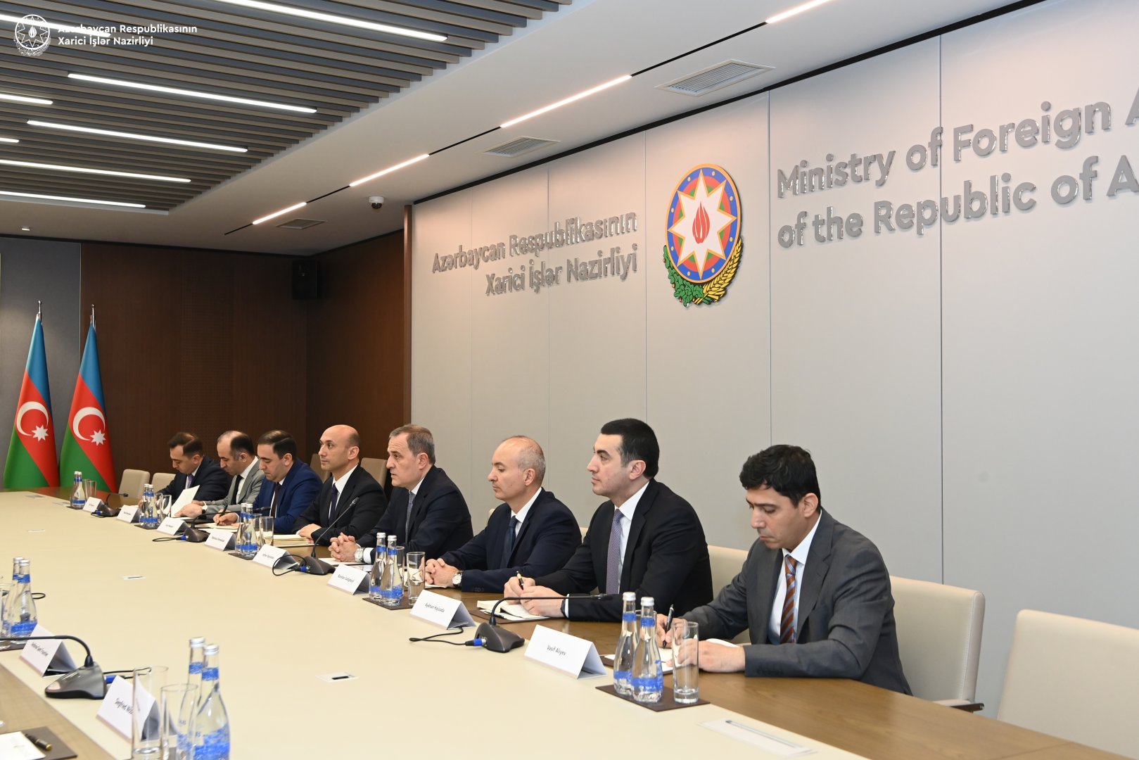 Azerbaijani FM, OSCE Chair-in-Office hold expanded meeting (PHOTO)