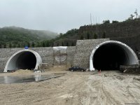 Media reps view Azerbaijan's Ahmadbayli-Fuzuli-Shusha highway building progress (PHOTO)