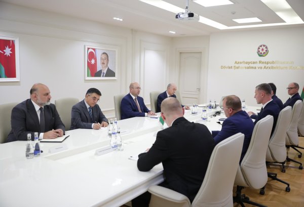 Officials of Azerbaijani, Belarusian state architecture bodies hold meeting (PHOTO)