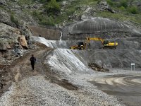 Media reps become familiar with construction works on Khankendi-Shusha-Lachin highway (PHOTO)