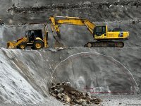 Media reps become familiar with construction works on Khankendi-Shusha-Lachin highway (PHOTO)