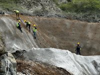 Media reps become familiar with construction works on Khankendi-Shusha-Lachin highway (PHOTO)