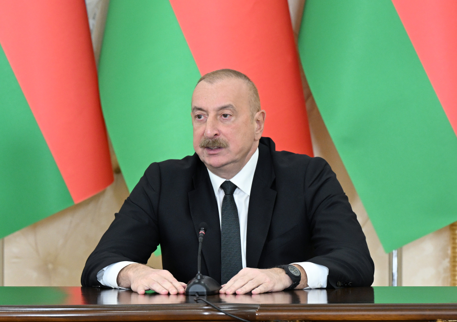 President Ilham Aliyev, President Aleksandr Lukashenko make press statements (PHOTO/VIDEO)