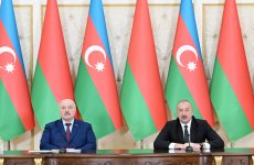 President Ilham Aliyev, President Aleksandr Lukashenko make press statements (PHOTO/VIDEO)