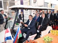 President Ilham Aliyev, President of Belarus familiarized themselves with Caspian Agro and InterFood Azerbaijan exhibitions (PHOTO/VIDEO)