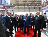 President Ilham Aliyev, President of Belarus familiarized themselves with Caspian Agro and InterFood Azerbaijan exhibitions (PHOTO/VIDEO)