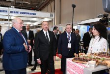 President Ilham Aliyev, President of Belarus familiarized themselves with Caspian Agro and InterFood Azerbaijan exhibitions (PHOTO/VIDEO)