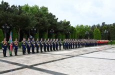 Baku hosts official welcome ceremony for President of Belarus (PHOTO/VIDEO)