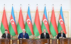 Azerbaijan, Belarus sign documents (PHOTO/VIDEO)