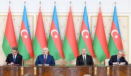 Azerbaijan, Belarus sign documents (PHOTO/VIDEO)