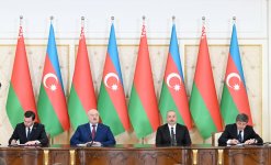 Azerbaijan, Belarus sign documents (PHOTO/VIDEO)