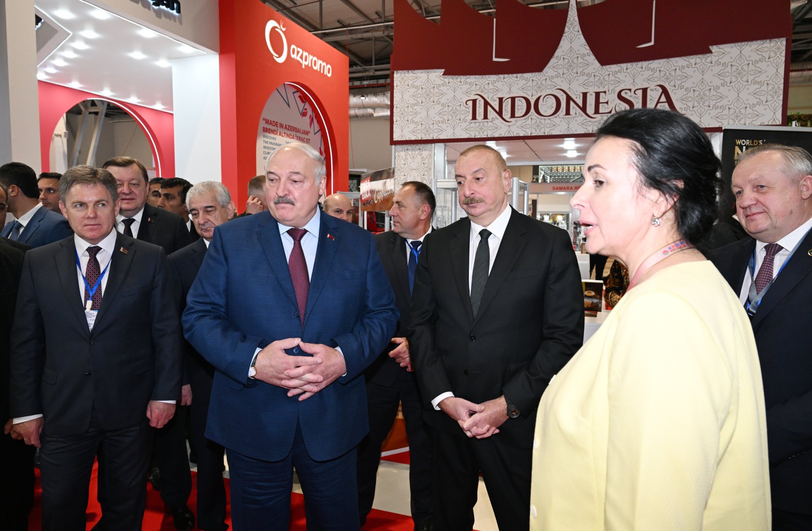 President Ilham Aliyev, President of Belarus familiarized themselves with Caspian Agro and InterFood Azerbaijan exhibitions (PHOTO/VIDEO)