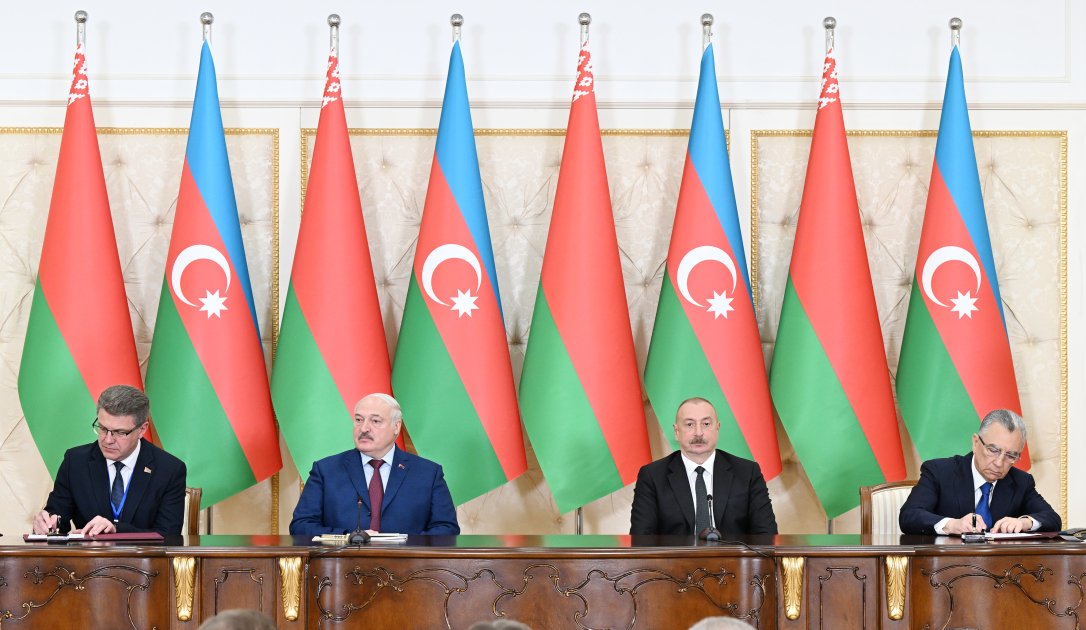 Azerbaijan, Belarus sign documents (PHOTO/VIDEO)