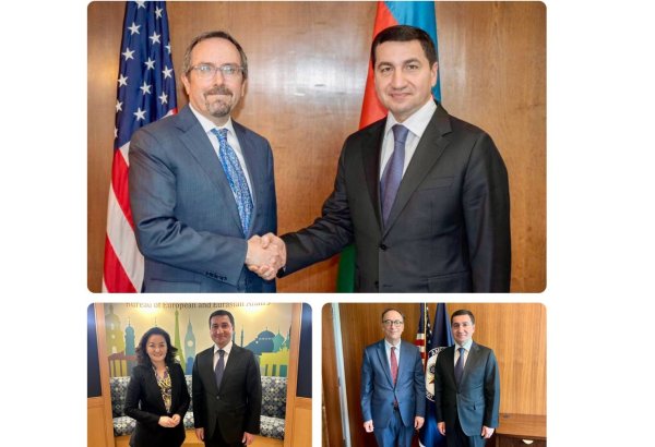 Azerbaijani President's assistant meets with US government officials