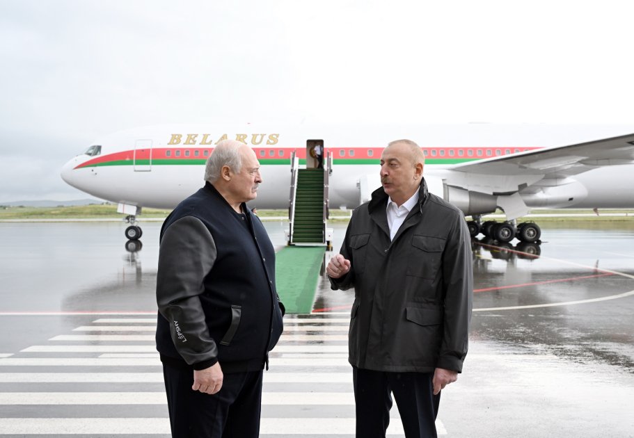 President of Belarus arrives in Azerbaijan's Fuzuli (VIDEO/PHOTO)