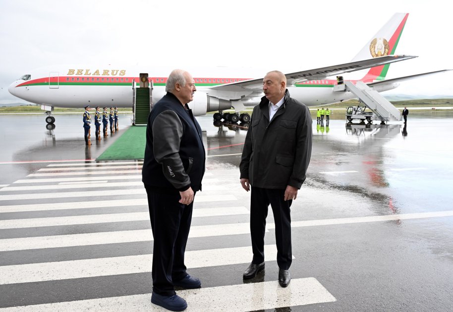 President of Belarus arrives in Azerbaijan's Fuzuli (VIDEO/PHOTO)