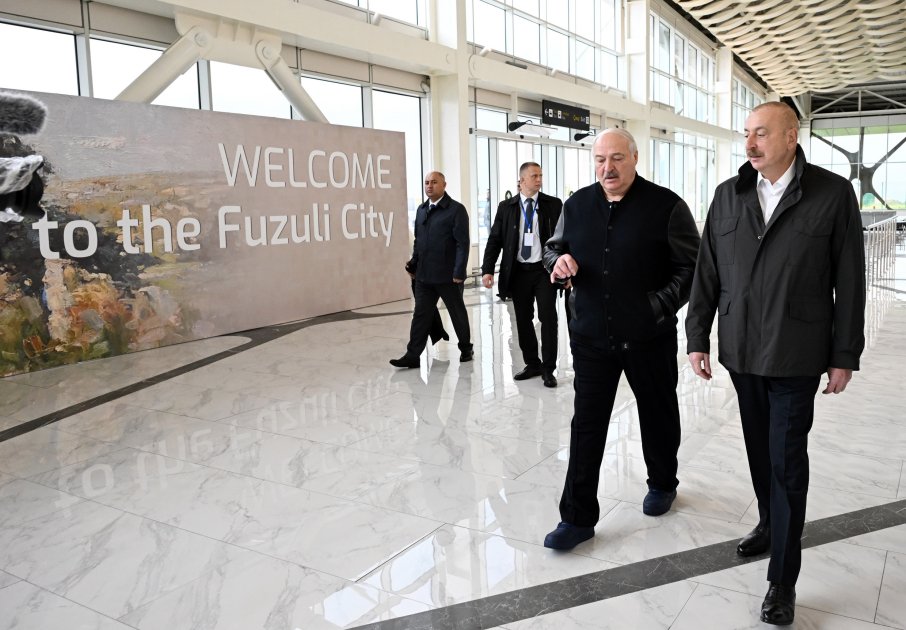 President of Belarus arrives in Azerbaijan's Fuzuli (VIDEO/PHOTO)