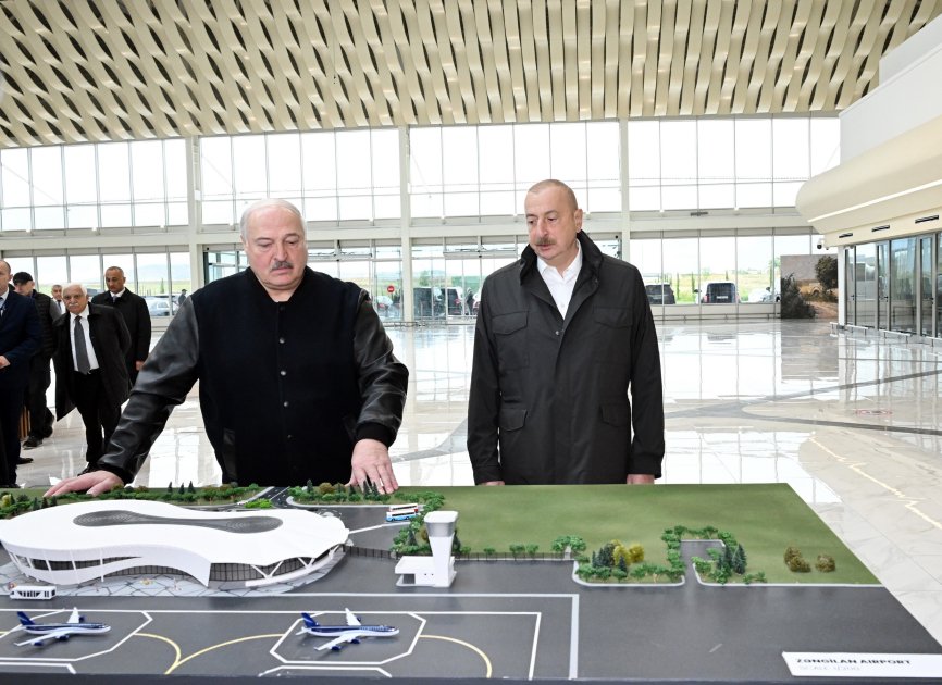 President of Belarus arrives in Azerbaijan's Fuzuli (VIDEO/PHOTO)