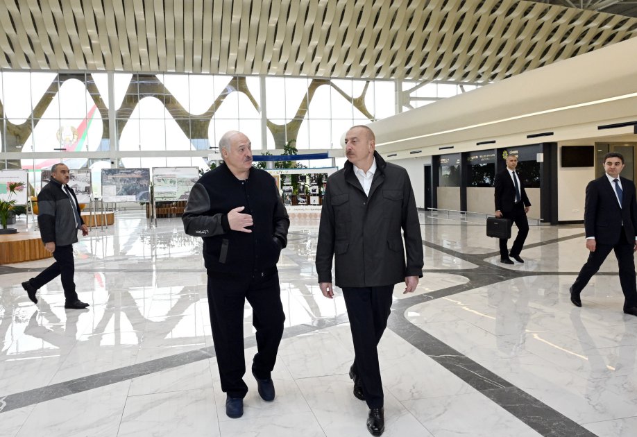President of Belarus arrives in Azerbaijan's Fuzuli (VIDEO/PHOTO)